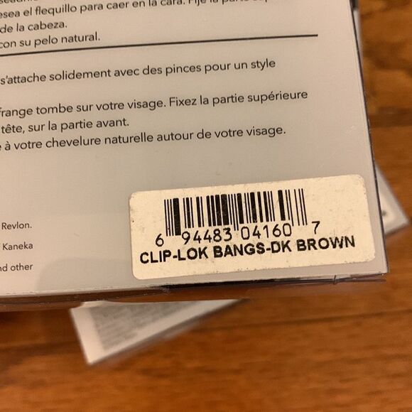 Revlon clip on bangs YOUR CHOICE. Long bangs w/blendable sides.Plz specify color - Picture 9 of 9
